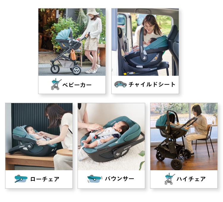 トラベルシステムは5wayで育児にマルチに活躍