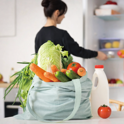 帰宅後に赤ちゃんを寝かせたままゆっくり片付けできるイメージ