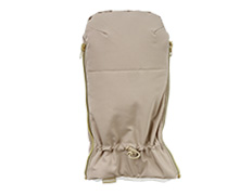 袖口を絞れば、さらに暖かくお使いいただけます。